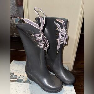 Sperry rainboots grey 6